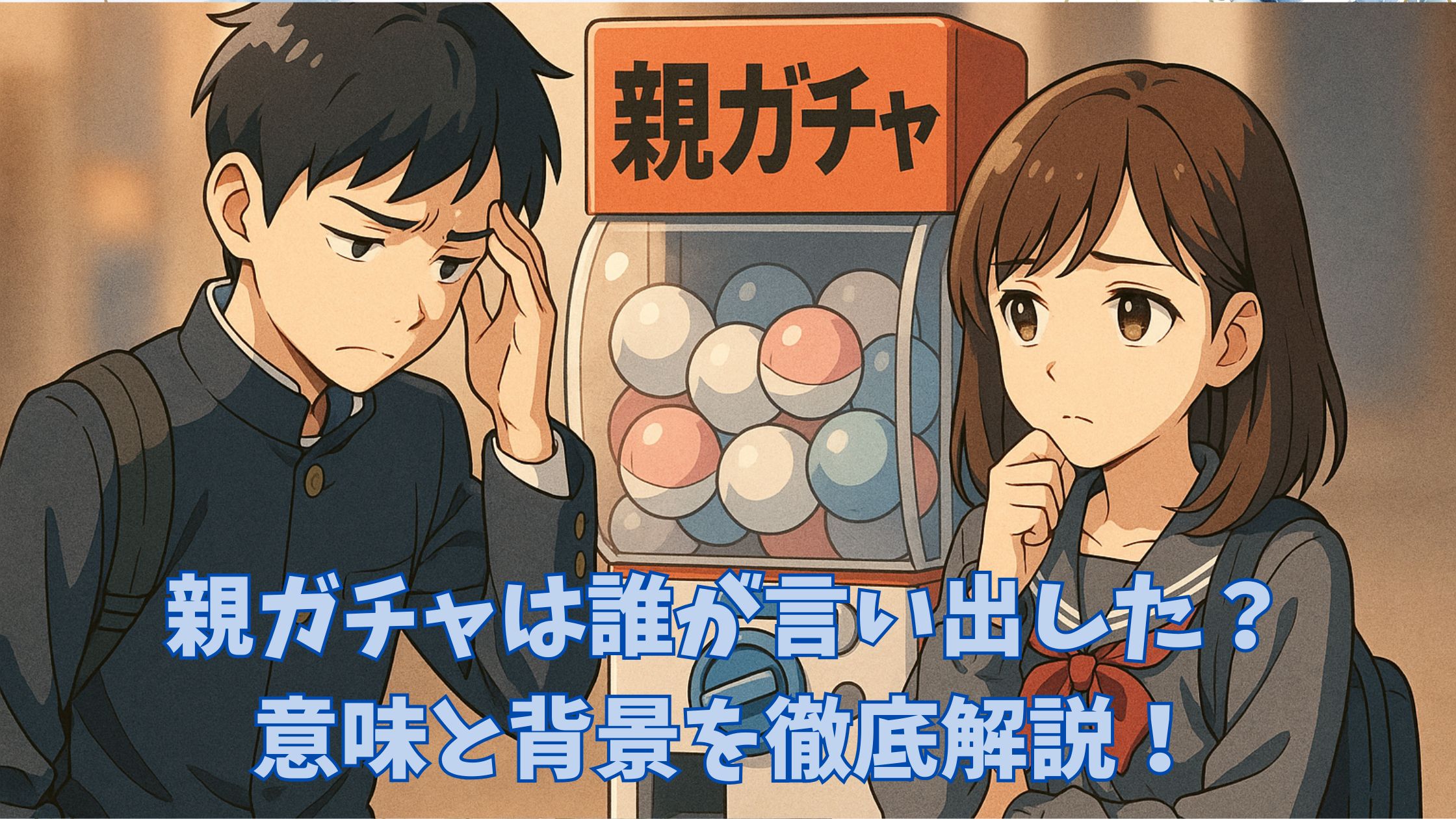 親ガチャは誰が言い出した？意味と背景を徹底解説！